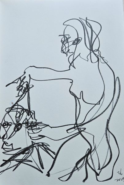 [2025] Untitled, Graphite on paper, Size Unknown